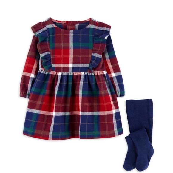 Carter's Child of Mine Baby Girl Dress Set, 2-Piece, Size 24m - Picture 1 of 4